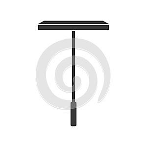 Window Cleaning Squeegee Icon Vector