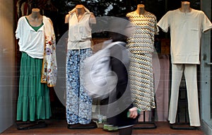 Window clothing display