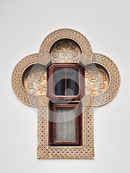 Window Detail, Sinaia Monastery, Romania