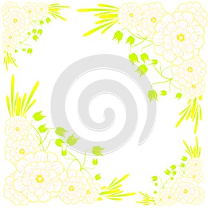 Window dressing with flower