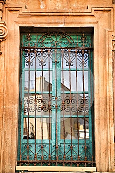 Window of the Episcopal Palace in Murcia