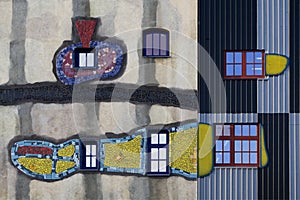 Window and facade, artistically arranged