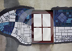 Window and facade, artistically arranged