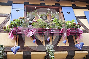 Window with flowers