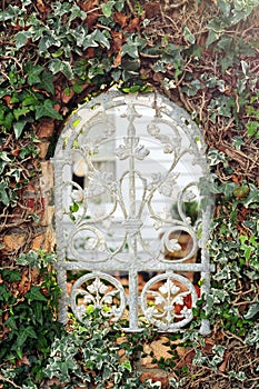 Window in garden fence