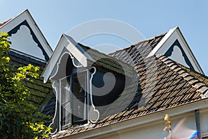 Window and garret roof