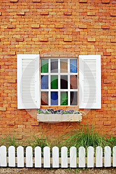 Window with Glass Color