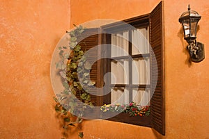 Window with grape