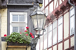 Window on a half-timbered house