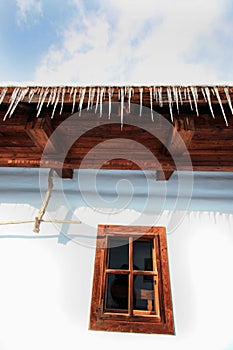 Window and icicles