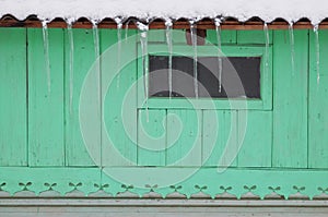 Window and icicles