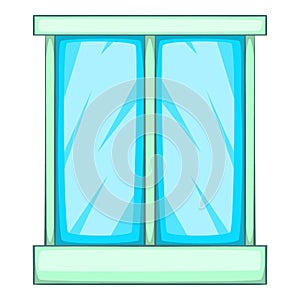 Window icon, cartoon style