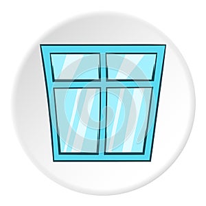 Window icon, cartoon style