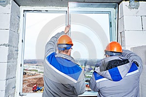 Window installation or glazing