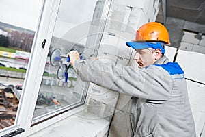 Window installation or glazing