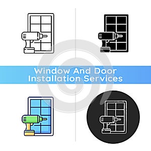 Window installation icon