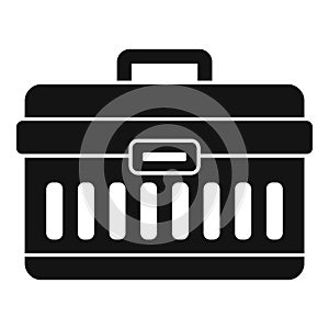 Window installation tool box icon, simple style