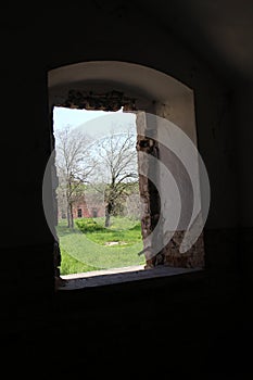 Window in internal Fortress of Komarno