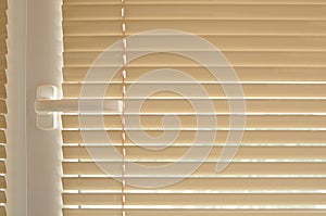 Window knob and curtain photo