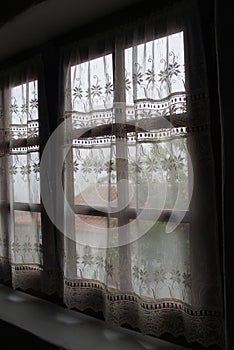 Window lace curtain