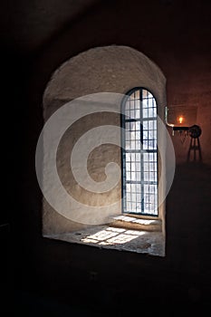 Window And Lantern At The Turku Castle