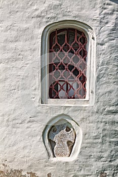 Window with a lattice