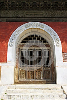 Window lattice in the Eastern Tombs of the Qing Dynasty, China