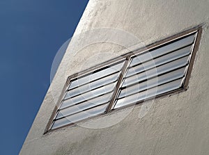 Window louver on the building