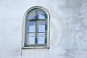 Window in Marianka monastery - the oldest pilgrimage site, Slovakia