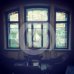 Window in Metropol Hotel