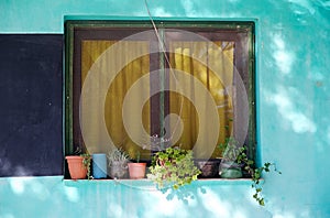 Window at Molinos town photo