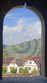 Window on Mosna, Transylvania, Romania