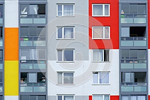 Window multi-storey residential building