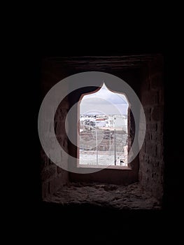 Window in national museum in TUNISIA