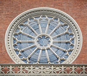 Window of neogothic church