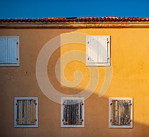 Window of old building in Montenegro, Europe