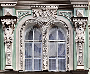 Window of an old building, Saint-Petersburg