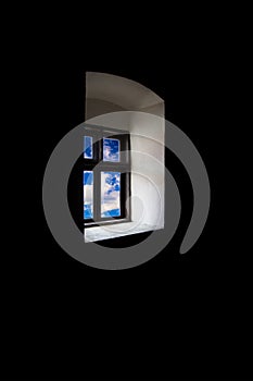 Window in old castle