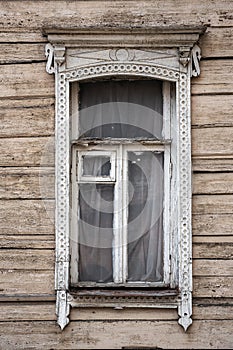 Window in an old country house