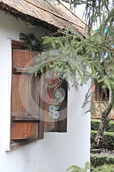 Window in an old country house