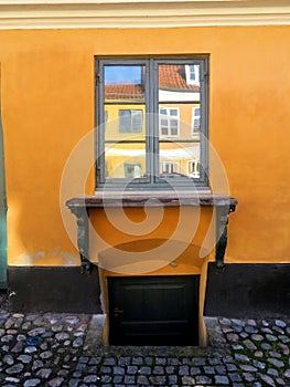 Window in old danish house