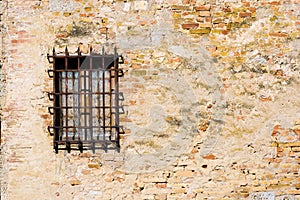 Window with Old Grating - Italy