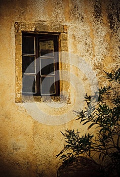 Window of old house