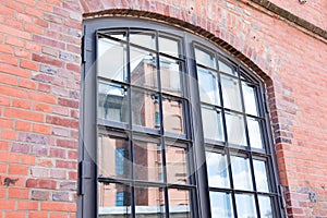 Window of an old industrial building