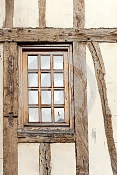 Window of old timerframe house