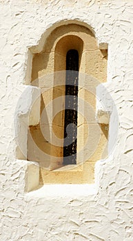 Window in the Palau de Mar and Cel in Sitges