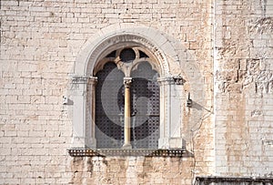 Window in the Palazzo dei Consoli