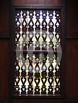 Window with perforate