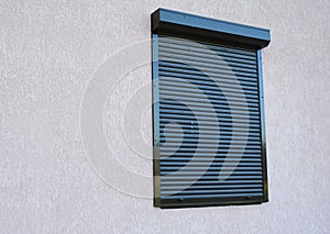 Window with rolling shutter