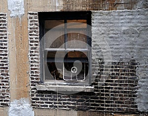 Window in Rundown Building